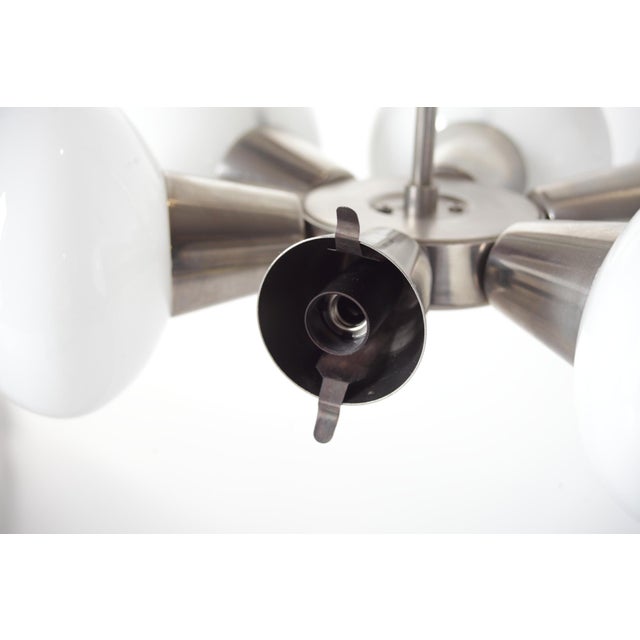 1970s Mid-Century Sputnik Pendant Light by Jaroslav Bejvl for Kamenicky Senov, Czechoslovakia, 1970s For Sale - Image 5 of 18