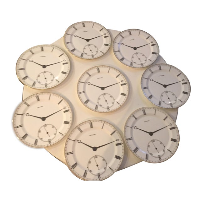 Ralph Lauren Clock Dinner Plates Set of 6 Chairish