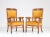 Set of Antique Art Nouveau Oak Armchairs from H.F. Jansen & Zonen Hofleverancier For Sale - Image 10 of 10