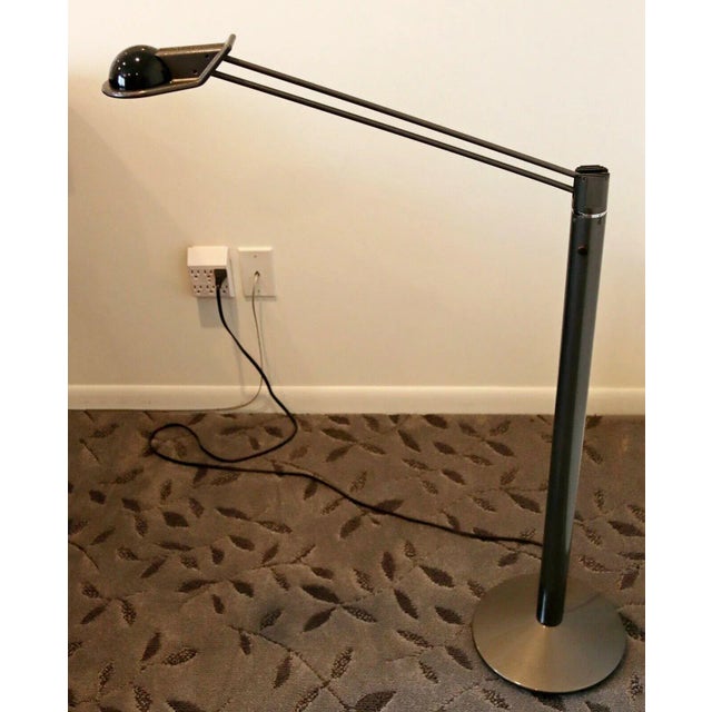 Mid-Century Modern Mid Century Modern Metalarte Spain Metal Adjustable Reading Floor Lamp 1970s For Sale - Image 3 of 9