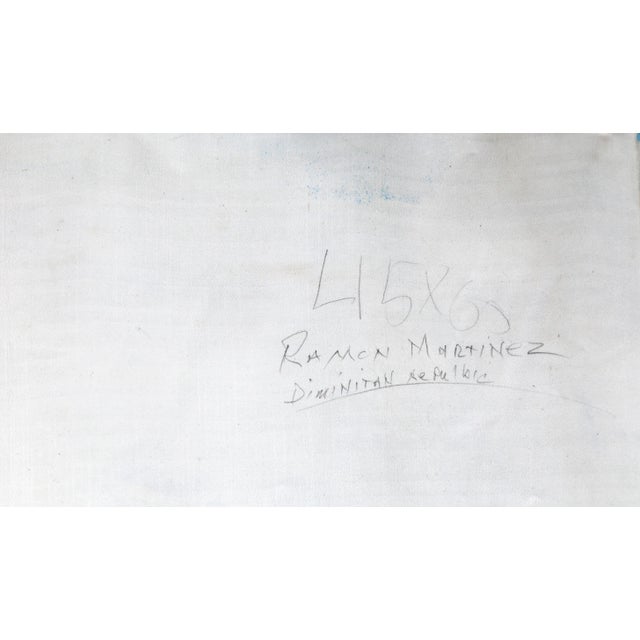 Dominican Republic, Ramon Martinez Oil Painting For Sale - Image 4 of 6