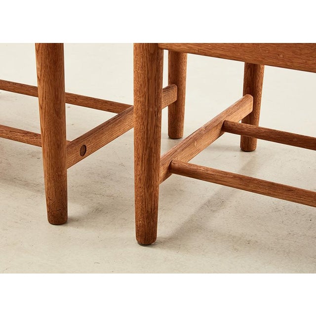 Spanish Model 3238 Dining Chairs by Børge Mogensen for Fredericia Stole Fabrik, Denmark, 1964, Set of 2 For Sale - Image 10 of 13