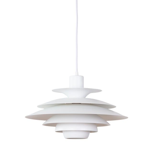 Vintage Danish Verona Pendant Lamp by Kurt Wiborg for Jeka, 1980s For Sale