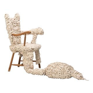 Set of Witness Chair and Ottoman by Jurgen Bey for Makkink, Netherlands, 2008 For Sale