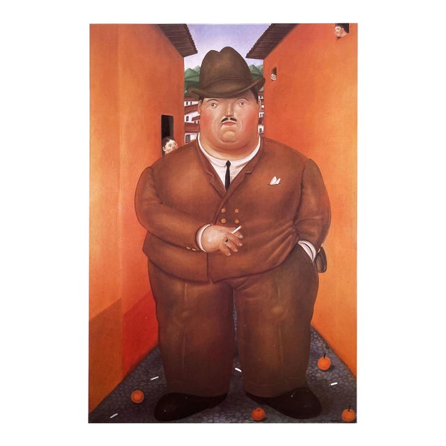 Fernando Botero 45 the Street 1983 For Sale