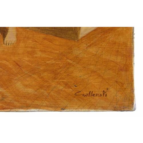 Alberto Gallerati, Landscape Composition, 1970s, Oil Painting on Canvas For Sale - Image 3 of 5