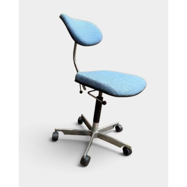 Set of three original kevi office chairs, designed by jørgen rasmussen and manufactured by danish company engelbrechts....