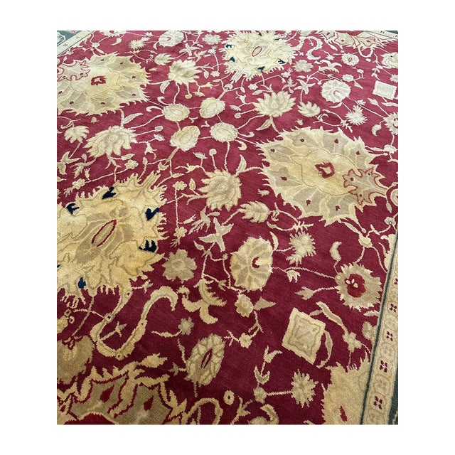 Handwoven Oushak Style Area Rug 8x10 For Sale - Image 9 of 10