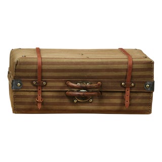Striped Dolls Suitcase, 1890s For Sale
