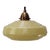 Metal French Clichy Pink Reeded Glass Pendant Lamp For Sale - Image 7 of 7