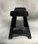 Antique Primitive Ebonized Wood Saddle Stool, 19th–Early 20th Century For Sale - Image 6 of 17