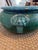 Mid 20th Century Mid 20th Century Large Chinese Turquoise Glazed Jardiniere With Lion Mask Handles For Sale - Image 5 of 6