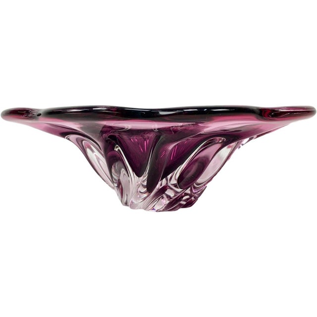 Bohemian Glass Bowl attributed to Josef Hospodka for Chribska, 1960s For Sale - Image 10 of 10