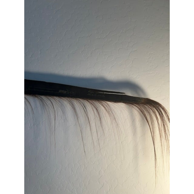 7 Foot 5" Alaskan Wall Hanging - Scrimshaw Whale Baleen Frond - Mid Century For Sale In Phoenix - Image 6 of 18