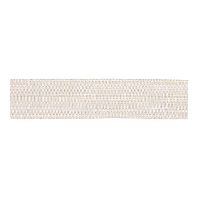 Schumacher Tweed Tape Medium In Ivory For Sale