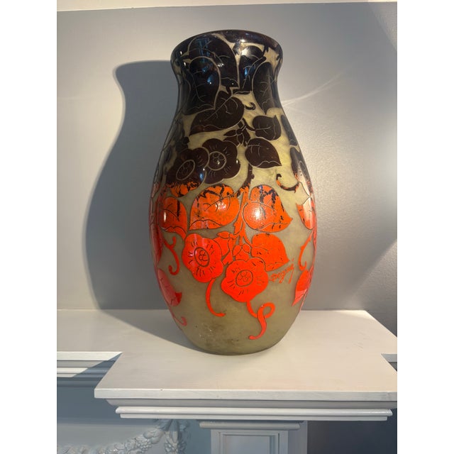 Art Deco Art Déco Degue Vase For Sale - Image 3 of 7