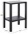 Contemporary Hendro Accent Table in Black For Sale - Image 3 of 8