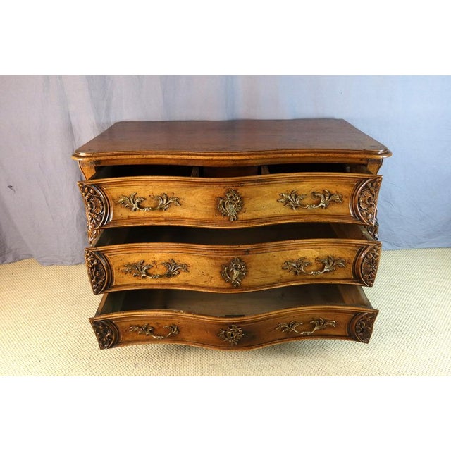 Antique Carved Walnut Chest of Drawers, 1700s For Sale - Image 9 of 15