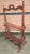 An Early American Style Mahogany Riding Boot Rack in good vintage condition. Measures 25" in width, 15.25" in depth and...