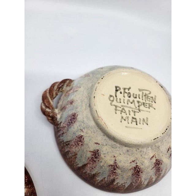 Vintage Art Deco Box in Ceramic by Paul Fouillen, France, 1930s For Sale - Image 10 of 12