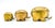 Arthur Court Set of 3 Brass Elephant Figurines by Jack Housman Inc. – Hollywood Regency / Mid-Century Modern For Sale - Image 4 of 12