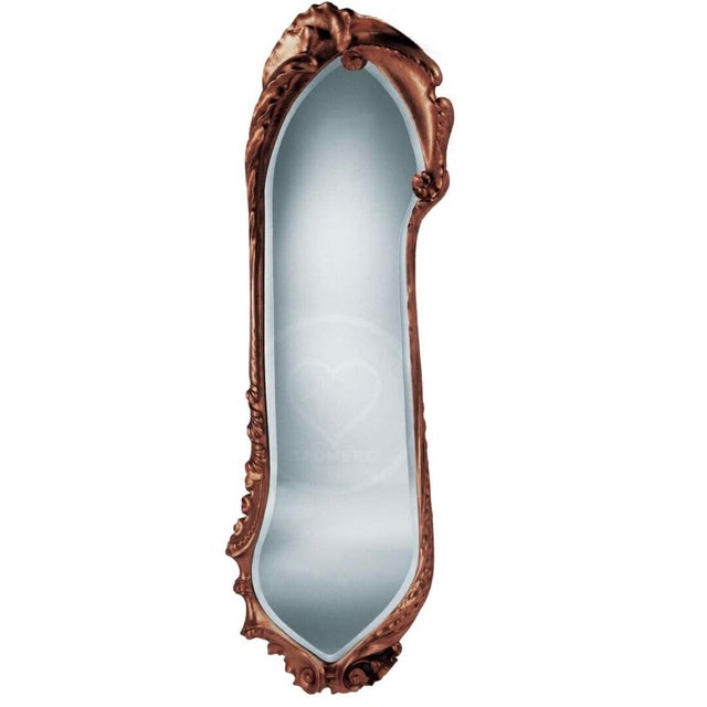 This wall mirror measures 23” widex77”tall. It is hand carved oak made in Barcelona after the original Calvet designed...