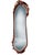 This wall mirror measures 23” widex77”tall. It is hand carved oak made in Barcelona after the original Calvet designed...