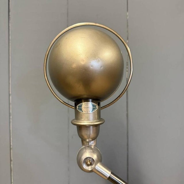 Metal Five-Arm Floor Lamp with Blue Brand Plate from Jieldé, 1950s For Sale - Image 7 of 18