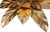 Hollywood Regency Florentine Flower-Shaped Gilt Flush Mount from Hans Kögl, Italy, 1960s For Sale - Image 17 of 18