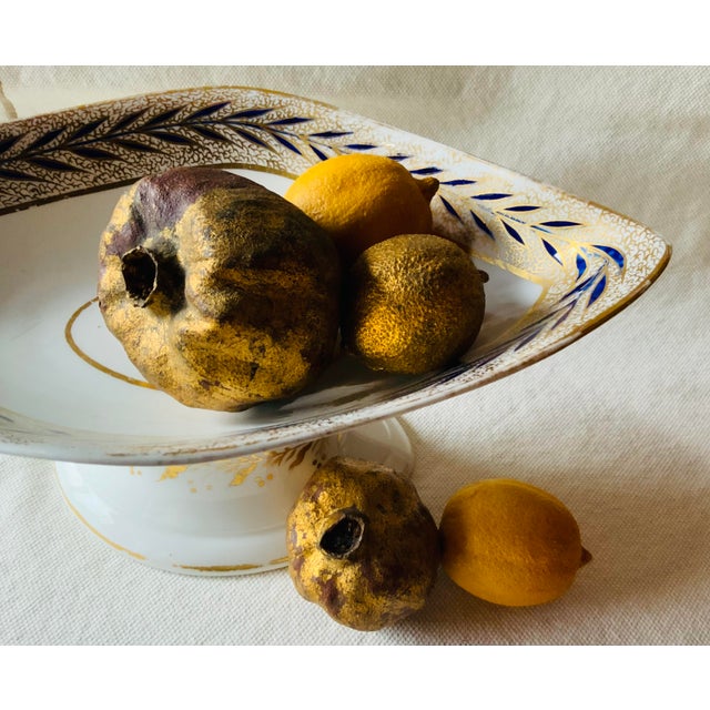 Magnificent Antique Derby Porcelain Centerpiece Bowl - English Bone China With Cobalt & Gold, Circa 1820 For Sale - Image 12 of 18