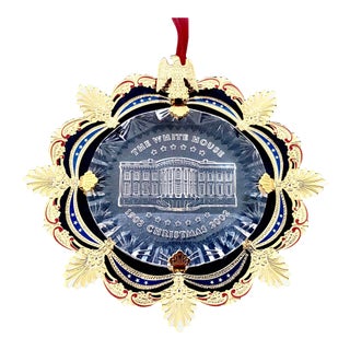 Vintage 2002 Official White House Historical Association Christmas Ornament - The East Room Centennial (New in Box) For Sale