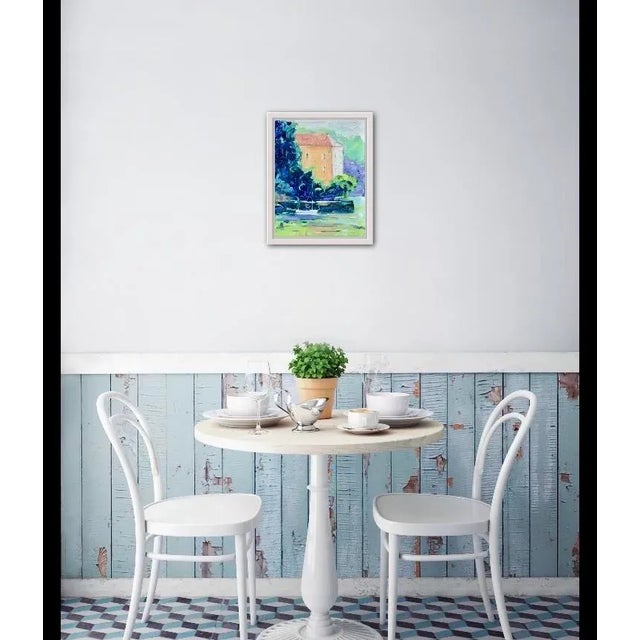 Contemporary Contemporary Impressionist Oil Painting, Venice Boat For Sale - Image 3 of 5