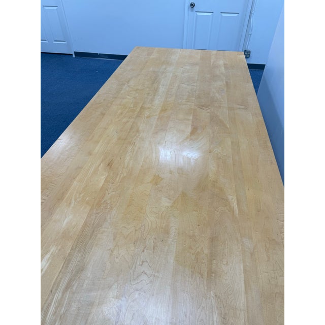 Mid Century Modern Boardroom Table For Sale In Los Angeles - Image 6 of 11