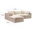 Cali Natural Wicker Outdoor Modular Sectional For Sale - Image 9 of 9