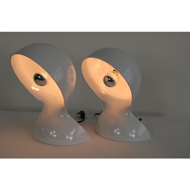 This table lamp couple "Model Dalu" was designed by Vico Magistretti for the Italian Manufaktur Artemide in the 1960s. The...