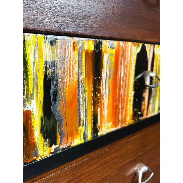 Mid-Century Modern Teak Chest of Drawers, 1950s For Sale - Image 11 of 13