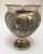 Islamic Anglo-Raj Style Silvered Footed Vase For Sale - Image 3 of 13