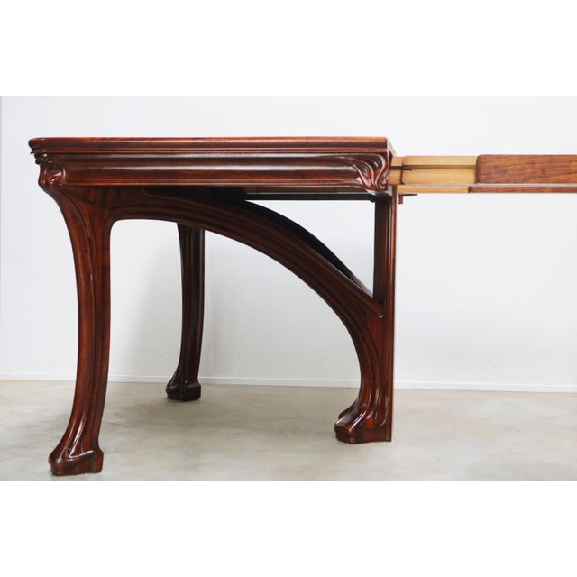 French Art Nouveau Dining Table by Eugène Gaillard for Maison Bing, 1900 For Sale - Image 4 of 18