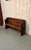 Brutalist Antique Brutalist Wooden Chestnut Bench, 1700s For Sale - Image 3 of 5