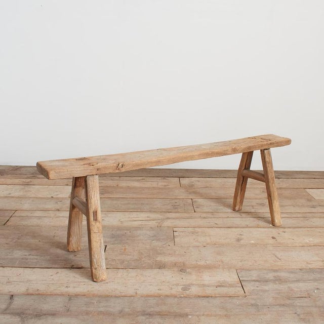 A beautiful reclaimed wooden elm bench. A solid bench, lovely original patina and character with each bench being totally...
