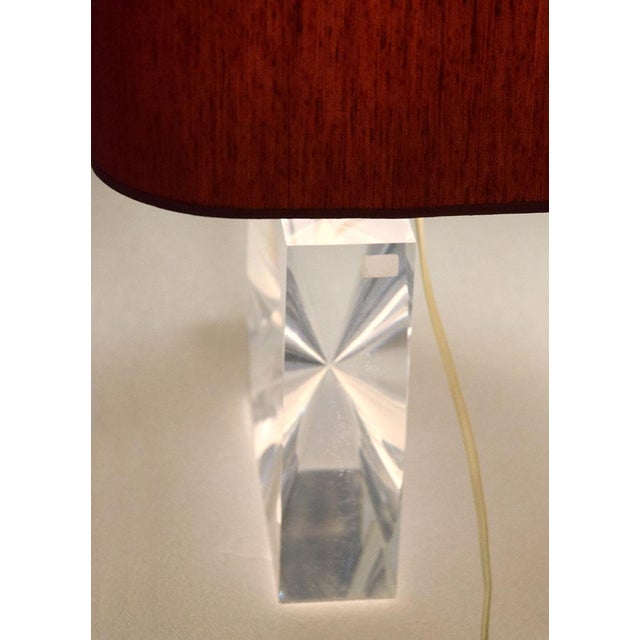 Vintage Acrylic Table Lamp from Romeo Rega, 1970s For Sale - Image 6 of 11