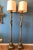 Traditional Pair of Silver-Leaf Carved Wood Torchieres / Floor Lamps For Sale - Image 3 of 13