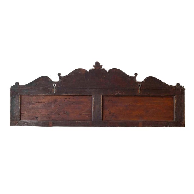 Early 20th Century Swedish Wall-Mounted Coat Rack with Brass Hooks For Sale - Image 9 of 9