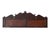 Early 20th Century Swedish Wall-Mounted Coat Rack with Brass Hooks For Sale - Image 9 of 9