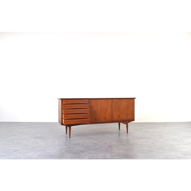1960s Mid-Century Modern Teak Sideboard from Frederik Kayser, 1960s For Sale - Image 5 of 18
