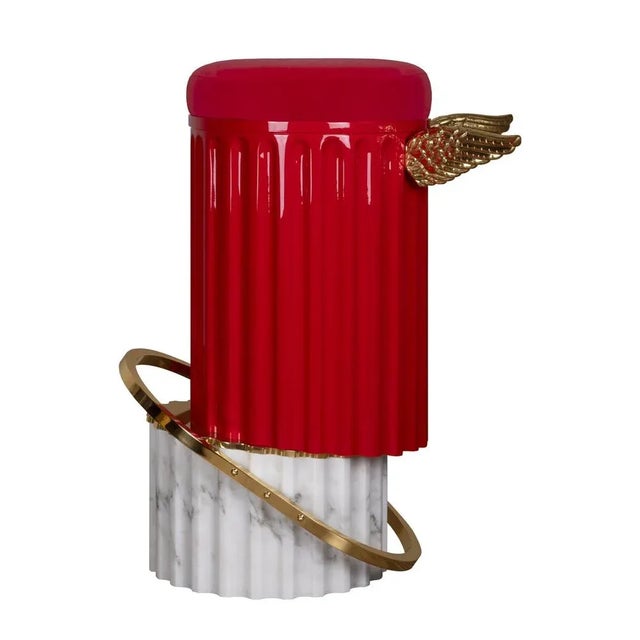 Not Yet Made - Made To Order Flahy Bar Stools by Malabar For Sale - Image 5 of 11