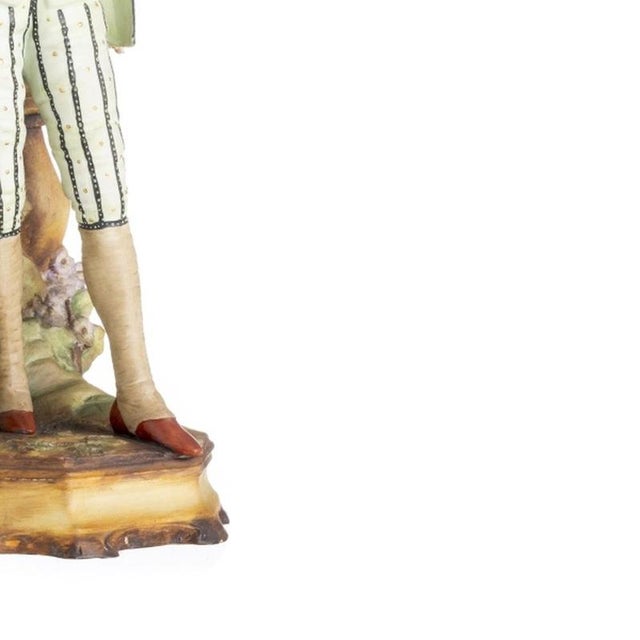 19th Century Porcelain Gallant Figure For Sale - Image 5 of 6