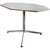 Metal Mid-Century Octagonal Formica Dining Table with Chrome Base, 1960s For Sale - Image 7 of 9