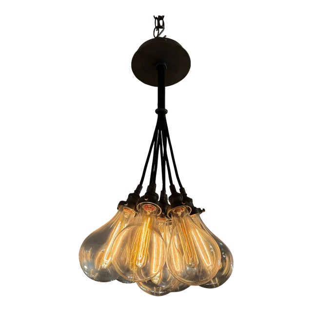 Restoration Hardware Filament Chandelier For Sale