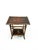 Black Antique English Chinoiserie 2-Tier Tiger Bamboo Side Table, 1870 For Sale - Image 8 of 11